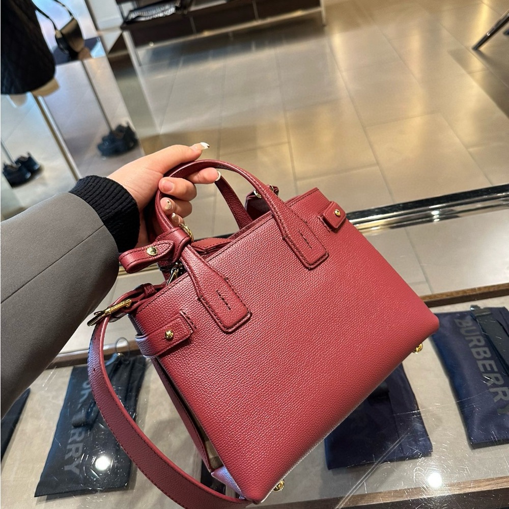 burberry small banner bag